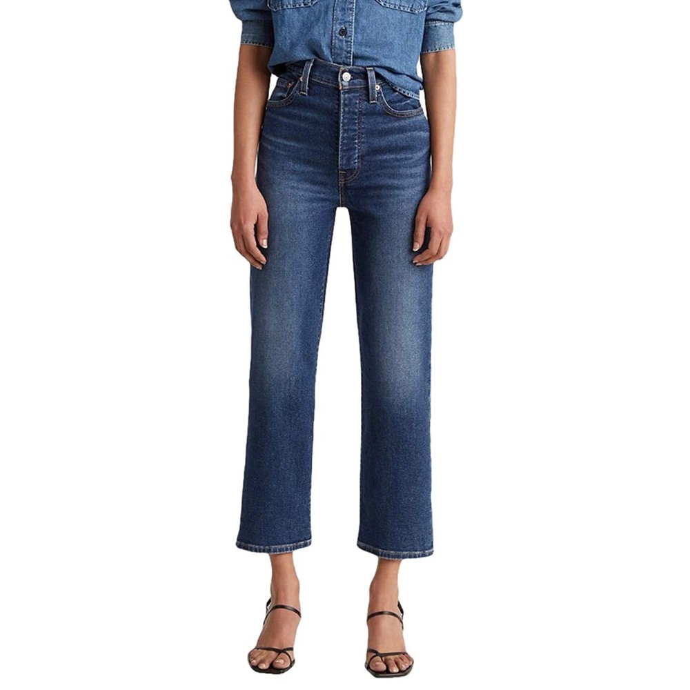 Levi's Ribcage Straight Ankle Jeans Pick Your Draw Waterless